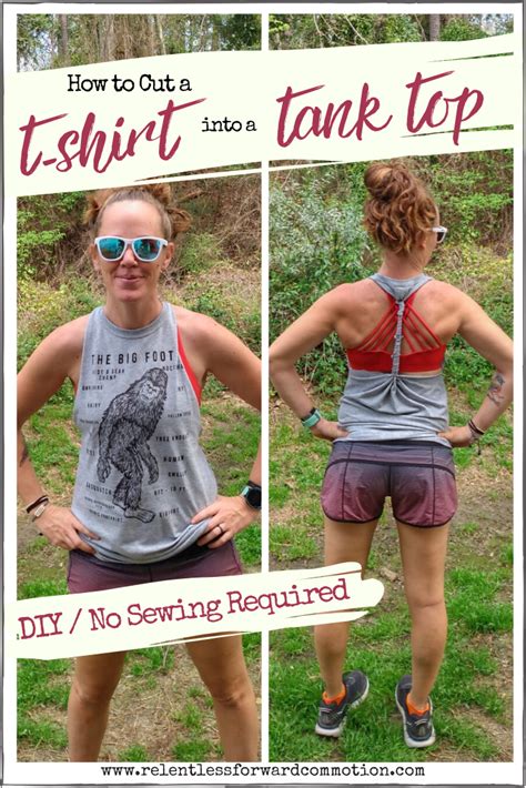 how to turn an oversized shirt into a tank top